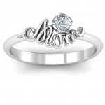 Personalised Mom's Reminder Ring - Handcrafted By Name My Rings™