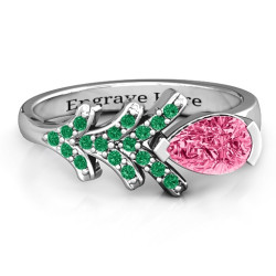 Personalised Pear Tree Ring - Handcrafted By Name My Rings™