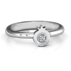 Personalised Pomegranate Ring - Handcrafted By Name My Rings™
