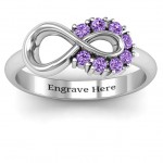 Personalised Precious Infinity Ring - Handcrafted By Name My Rings™