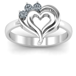 Personalised Radial Love Ring - Handcrafted By Name My Rings™