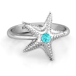 Personalised Starfish Ring - Handcrafted By Name My Rings™