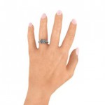 Personalised 7 Stones Infinity Ring - Handcrafted By Name My Rings™