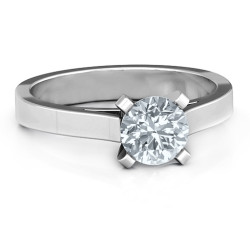 Personalised Classic Solitaire Ring - Handcrafted By Name My Rings™