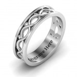 Personalised Diadem Infinity Women's Ring - Handcrafted By Name My Rings™