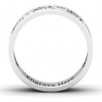 Personalised Half Eternity Celtic Ring - Handcrafted By Name My Rings™