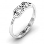 Personalised Infinity Knot Ring - Handcrafted By Name My Rings™