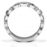 Personalised Intertwined Love Band Ring - Handcrafted By Name My Rings™