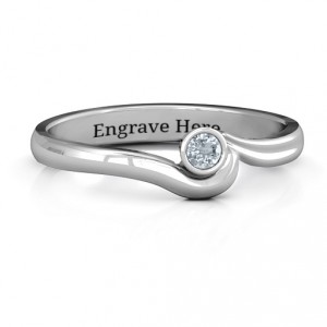 Personalised Low Wave Ring - Handcrafted By Name My Rings™