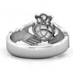 Personalised Men's Classic Celtic Claddagh Ring - Handcrafted By Name My Rings™