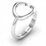 Personalised Simple Circle Karma Ring - Handcrafted By Name My Rings™