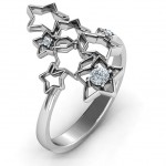 Personalised Sparkling Constellation Ring - Handcrafted By Name My Rings™