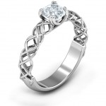 Personalised Tangled in Love Ring - Handcrafted By Name My Rings™