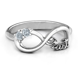 Personalised Trust Infinity Ring - Handcrafted By Name My Rings™