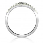 Personalised Symmetrical Sparkle Ring - Handcrafted By Name My Rings™