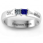 Personalised Timeless Romance Ring - Handcrafted By Name My Rings™