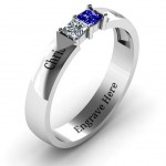Personalised Timeless Romance Ring - Handcrafted By Name My Rings™
