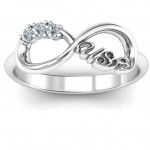 Personalised USA Infinity Ring - Handcrafted By Name My Rings™