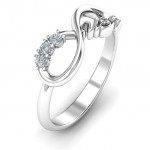 Personalised USA Infinity Ring - Handcrafted By Name My Rings™