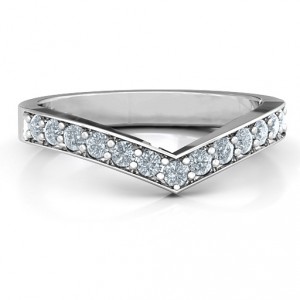 Personalised Vanessa Band Ring - Handcrafted By Name My Rings™