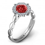 Personalised Vintage Glamour Ring - Handcrafted By Name My Rings™