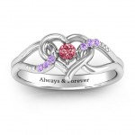 Personalised You Have My Heart Ring with Accents - Handcrafted By Name My Rings™