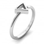 Personalised Your Best Triangle Ring - Handcrafted By Name My Rings™