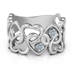 Personalised Your Heart and Mine Ring - Handcrafted By Name My Rings™