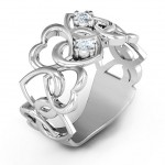 Personalised Your Heart and Mine Ring - Handcrafted By Name My Rings™