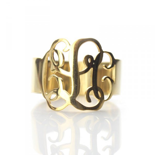 Personalised Personalised Monogram Ring - Handcrafted By Name My Rings™