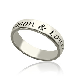 Personalised Promise Name Ring - Handcrafted By Name My Rings™