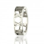 Personalised Roman Numerals Open Rings - Handcrafted By Name My Rings™