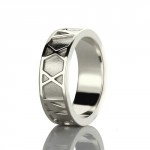 Personalised Roman Numerals Band Ring - Handcrafted By Name My Rings™
