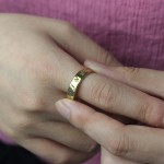 Personalised Engraved Promise Name Ring - Handcrafted By Name My Rings™