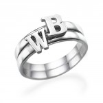 Personalised Initial Ring - Handcrafted By Name My Rings™