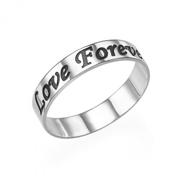 Personalised Script Promise Ring - Handcrafted By Name My Rings™