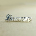 Personalised Allegro Two Finger Name Ring - Handcrafted By Name My Rings™