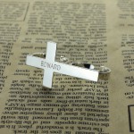 Personalised Custom Two finger Cross Ring Engraved Name - Handcrafted By Name My Rings™