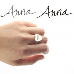 Personalised Signature Ring Handwriting - Handcrafted By Name My Rings™