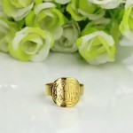 Personalised Engraved Designs Monogram Ring - Handcrafted By Name My Rings™