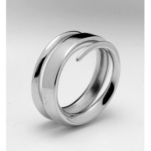 Personalised Full Spiral Ring - Handcrafted By Name My Rings™