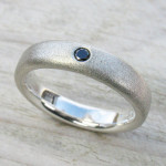 Personalised Mens Handmade Black Diamond Ring - Handcrafted By Name My Rings™