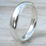 Personalised Handmade Comfort Fit Ring - Handcrafted By Name My Rings™