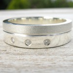 Personalised Handmade Mens Chunky Diamond Ring - Handcrafted By Name My Rings™