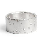 Personalised Ring With Diamonds - Handcrafted By Name My Rings™