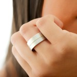 Personalised Chunky Ring With Detail - Handcrafted By Name My Rings™