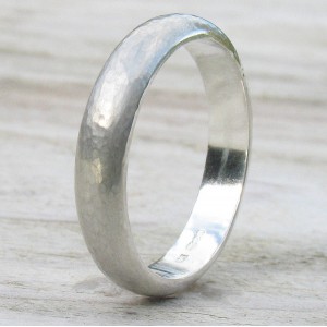 Personalised Handmade Hammered Ring - Handcrafted By Name My Rings™