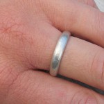 Personalised Handmade Hammered Ring - Handcrafted By Name My Rings™
