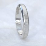 Personalised Diamond Cut Textured Ring - Handcrafted By Name My Rings™