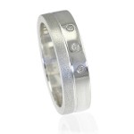 Personalised Handmade Mens Chunky Diamond Ring - Handcrafted By Name My Rings™